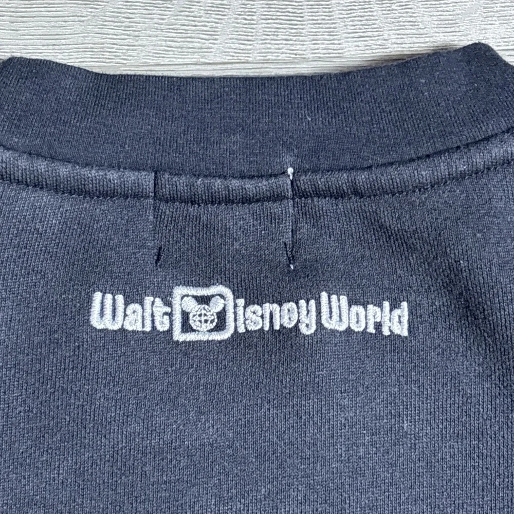 Disney Mickey Mouse Graphic Crewneck Sweatshirt – Black – Men's M – Japan Disney